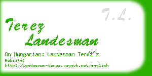 terez landesman business card